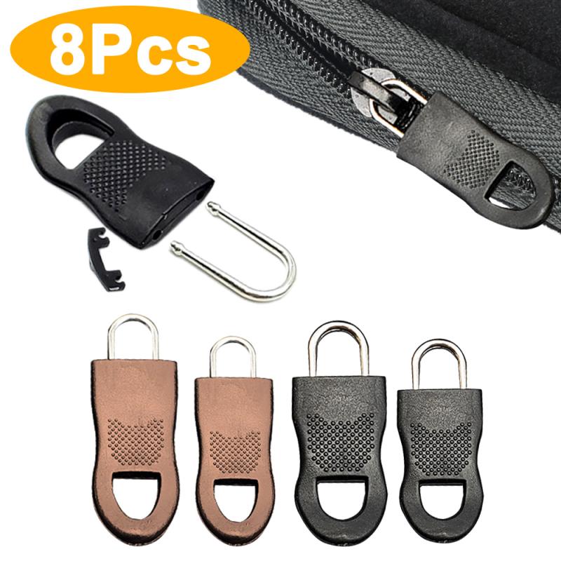 5pcs Zipper Pull Puller End Fit Rope Tag Universal Replacement