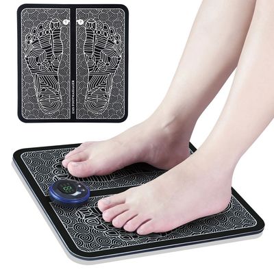 1pc foot massager pad electric ems feet muscle stimulator tens acupuncture abs pulse massage mat relaxation relieve pain health care