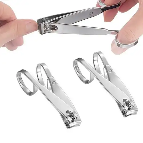 Nail Clippers with Catcher, Professional Stainless Steel Fingernail and  Toenail Clipper Cutter, Trimmer Set for Men and Women(Small)