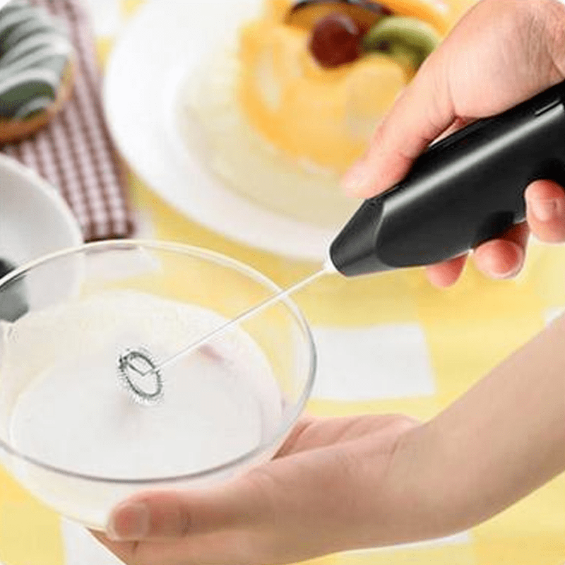 Espumador de leche batidora de mano para espuma mini batidora para