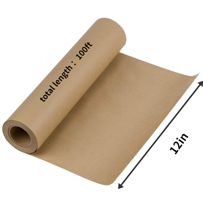 Rollo jumbo de papel kraft marrón de 17.75 x 1200 pulgadas, fabricado en  Estados Unidos, ideal para envolver regalos, papel de embalaje para  mudanzas