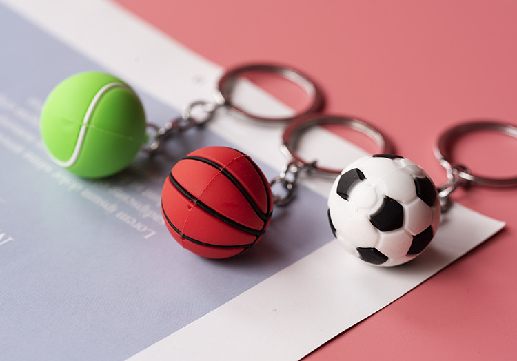 US Open Collection Bling Tennis Ball Keychain