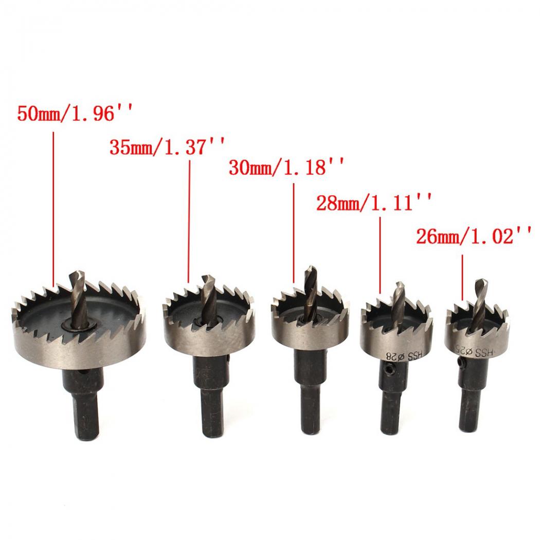 Utoolmart Lot de 2 forets HSS pour scie-cloche en alliage de métal et bois  21 mm : : Bricolage