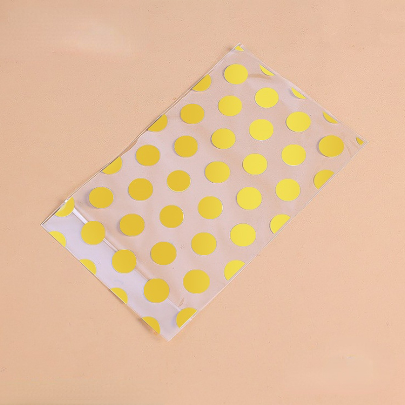 100pcs Polka Dot Pattern Candy Packaging Bag