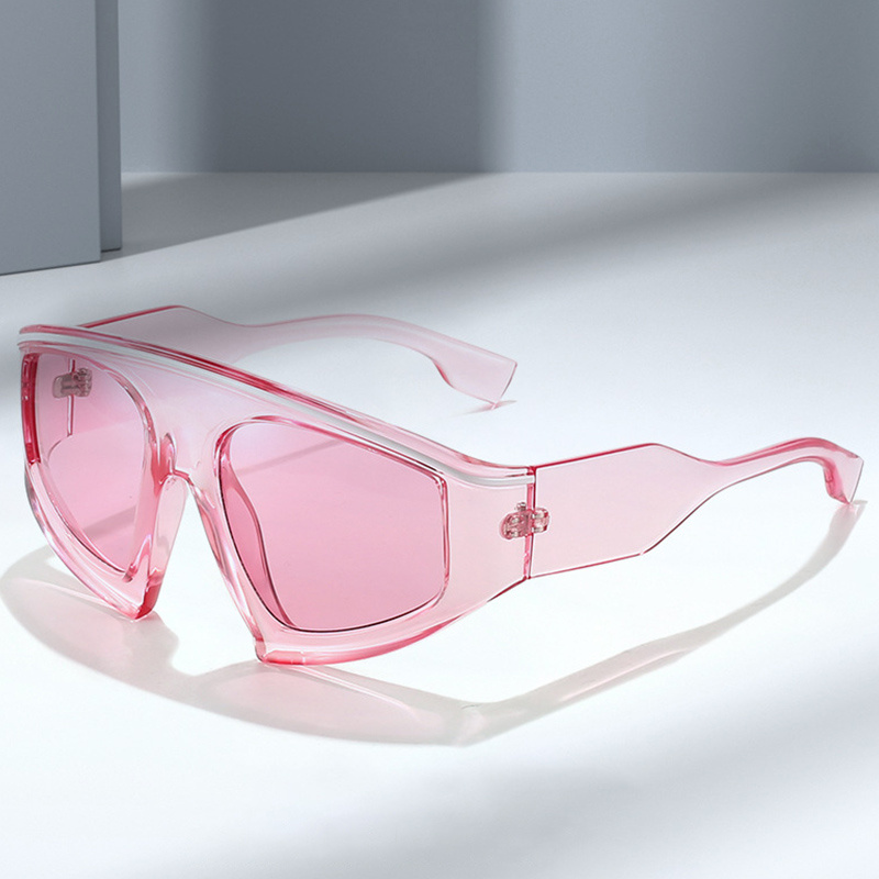 2023 New Fashion Oversized One Piece Goggle Sunglasses Women