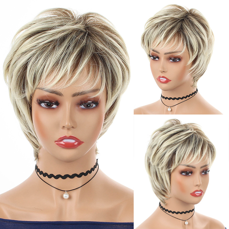  High Temperature Silk Wig European And American