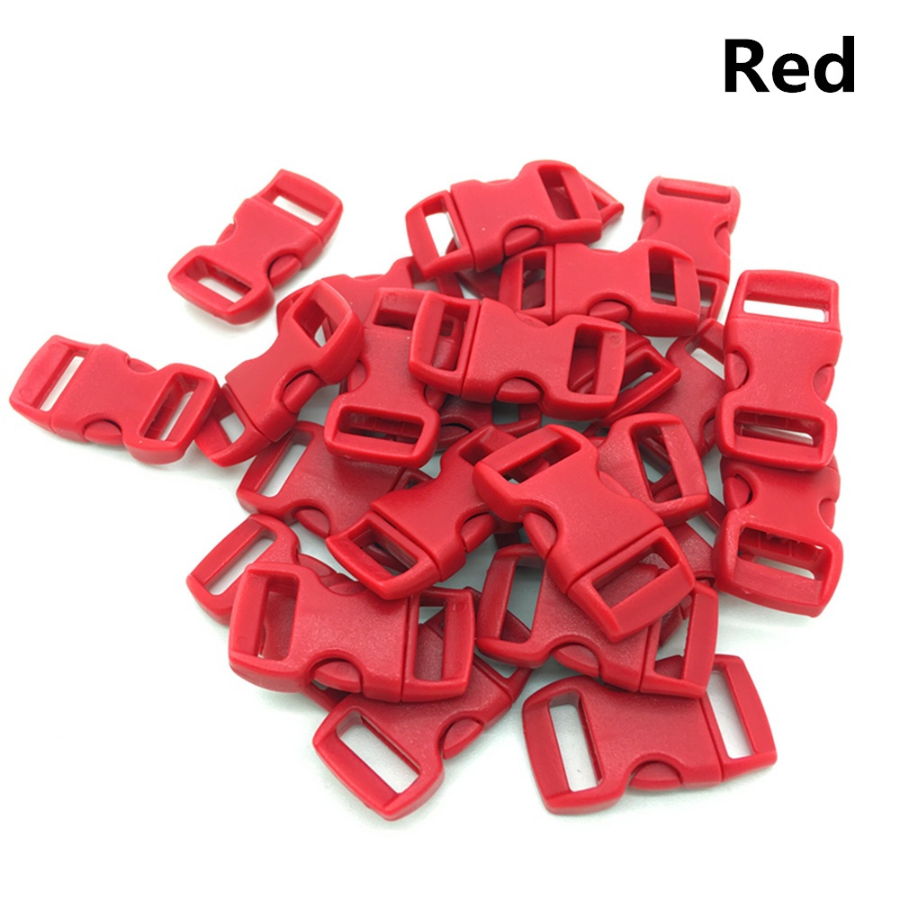 1pcs 1Plastic Colorful Contoured Side Release Buckles For