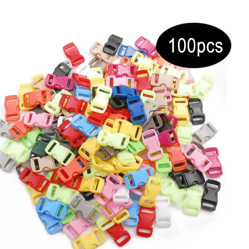 1pcs 1Plastic Colorful Contoured Side Release Buckles For