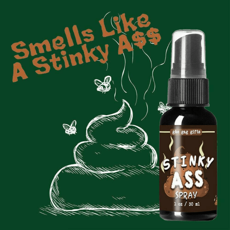 30ml Novelties Liquid, Fart Gag Prank Joke Spray Can Stink Bomb Smelly  Stinky Gas Funny Prank Toys (Poop Smell) 