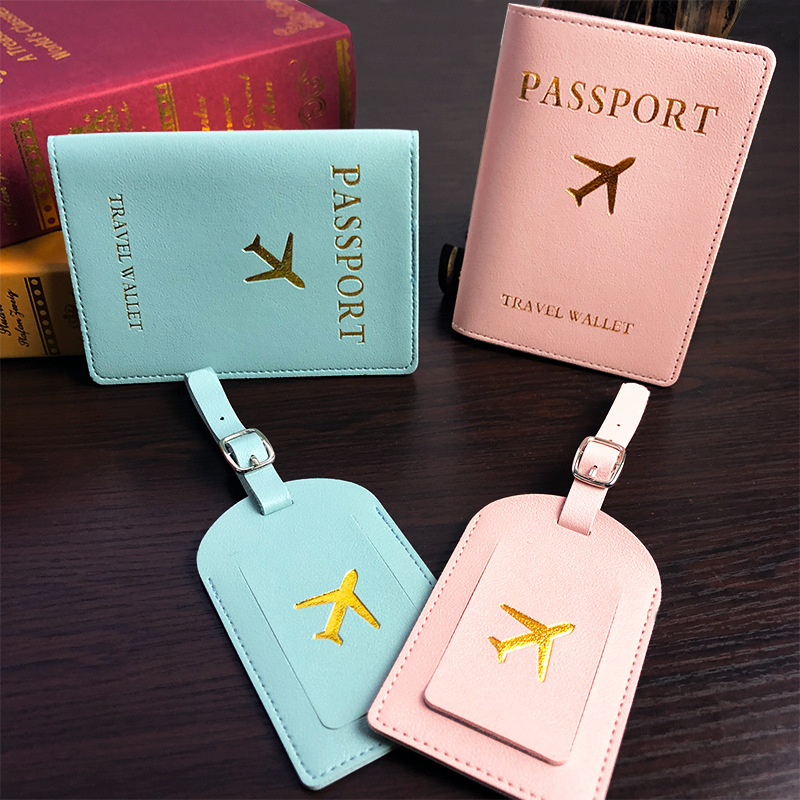 Luggage Tag Passport Holder Set with Cover
