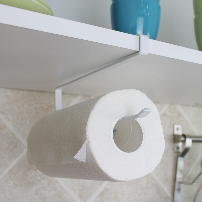 Easy DIY Wall-Mount Paper Towel Holder (+ Shelf)