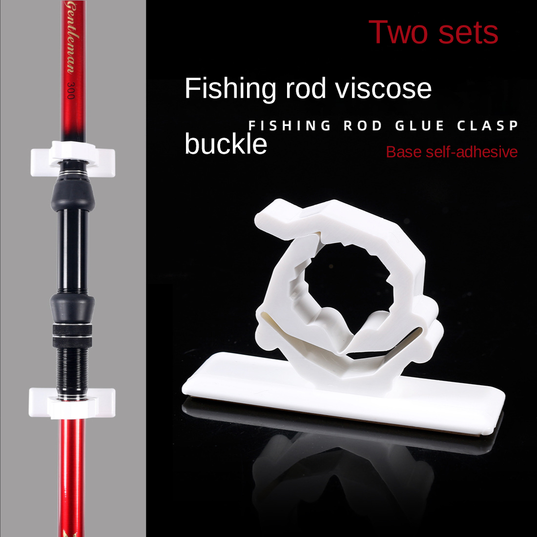 2pcs Car Fishing Rod Holder & Straps - Perfect for Travel & Storage!
