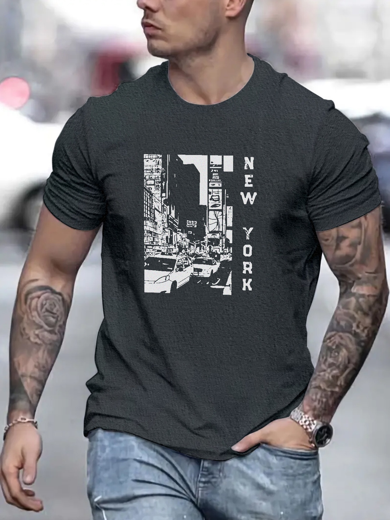 New York Giants Mens Casual Slightly Stretch Crew Neck Graphic Tee Male  Clothes For Summer - Men's Clothing - Temu Denmark