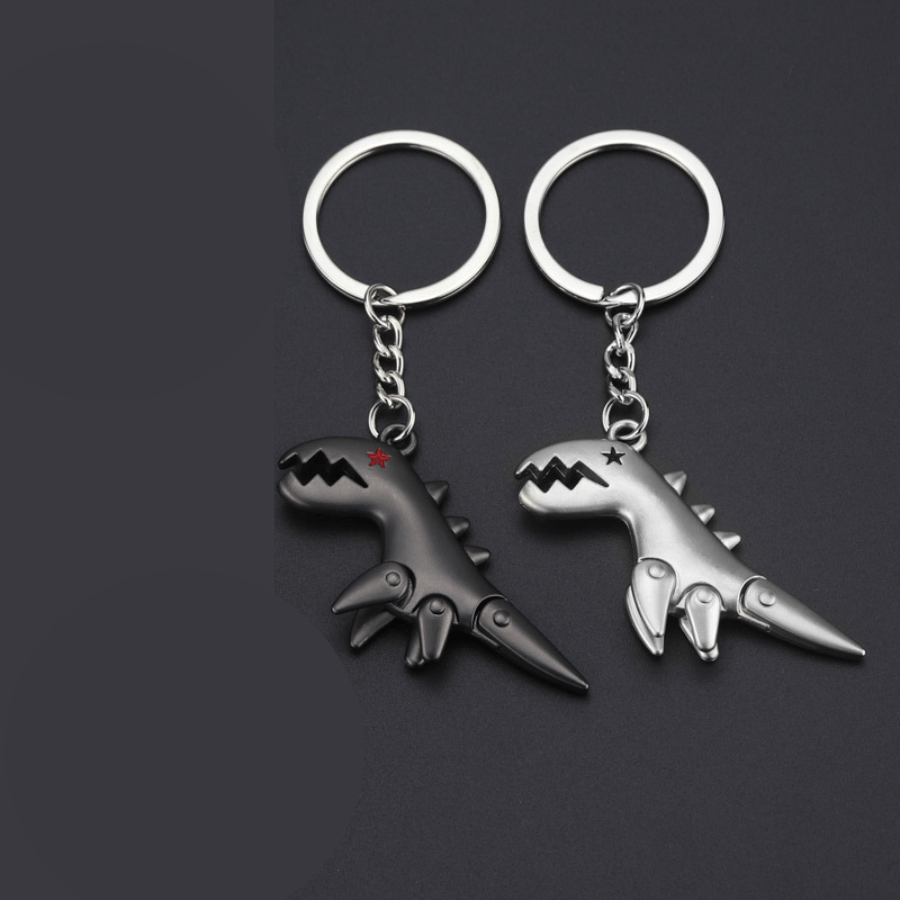 Dinosaur Keychain Backpack Car Pendant Metal Dinosaur Key Ring For Men -  Temu