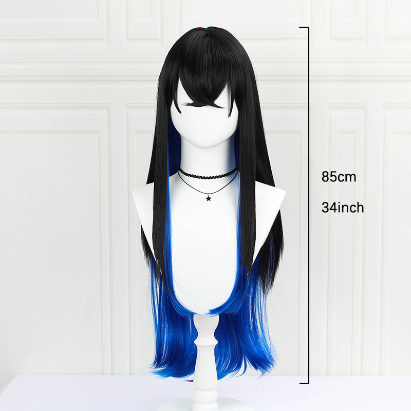 Blue anime outlet wig