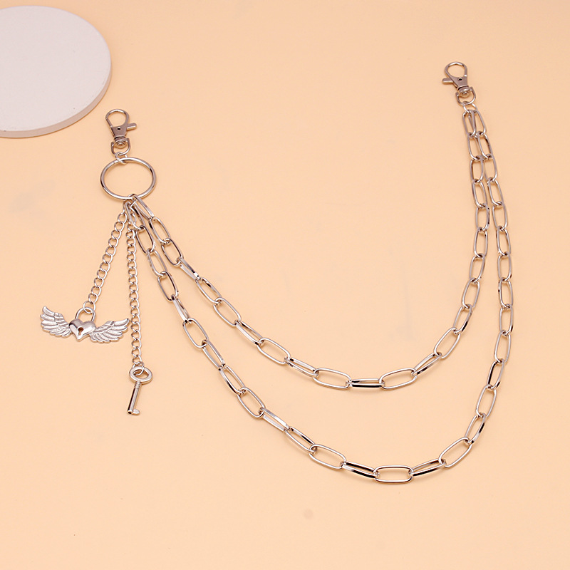 Angel Detail Pants Chain, Key Chain for Pants, Jeans Accessories