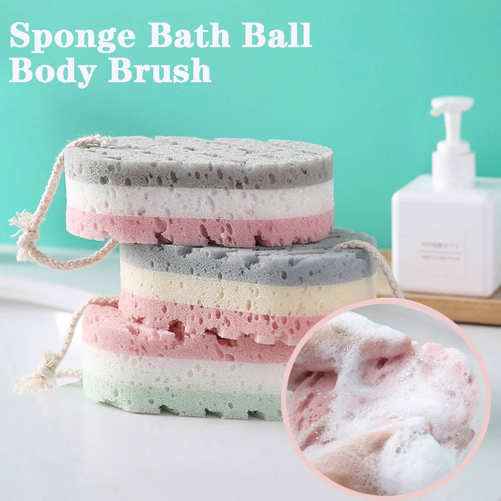 Esponja de baño exfoliante, esponja de baño exfoliante súper suave, esponja  de baño para bebé, removedor de piel muerta para cuerpo, agradable a la