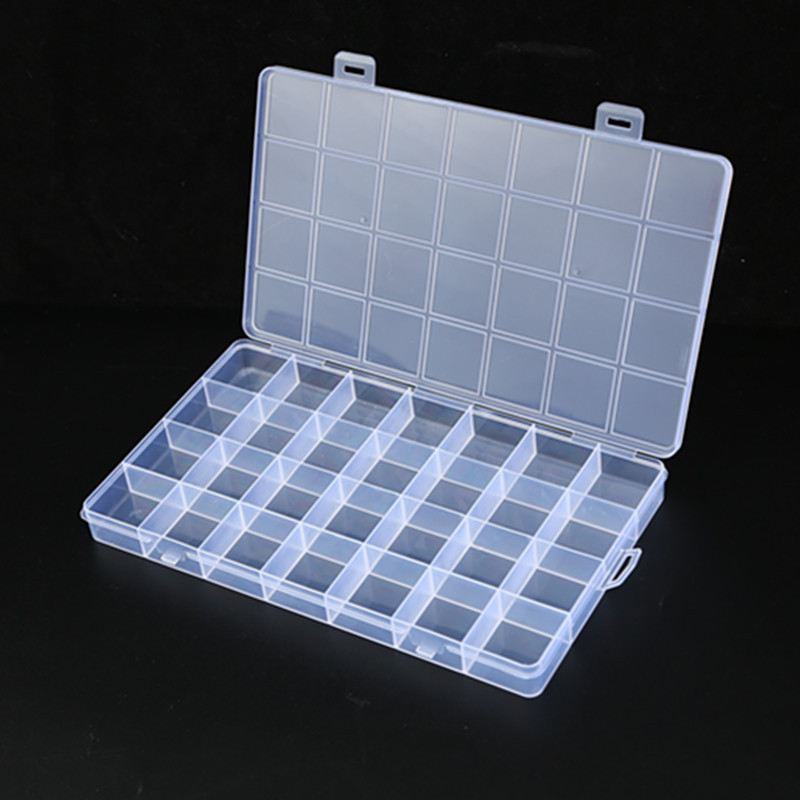 Clear Plastic Storage Box Beads Storage Container Organizers - Temu