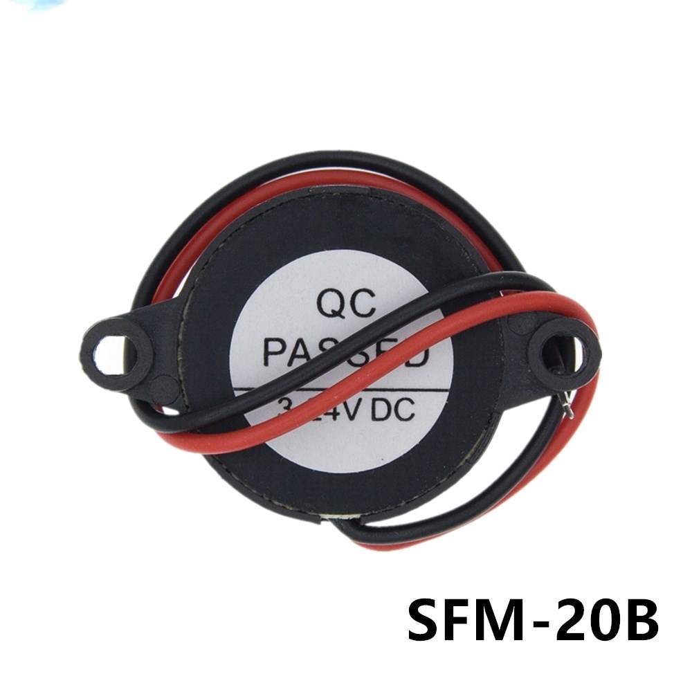 Buzzer électronique piézoélectrique 3-24 V utile et durable 95 dB
