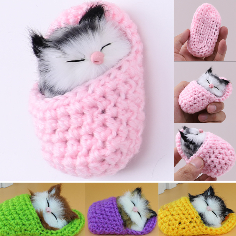 Creative Simulation Cat Knitting Yarn Shoe Home Decor Gifts - Temu