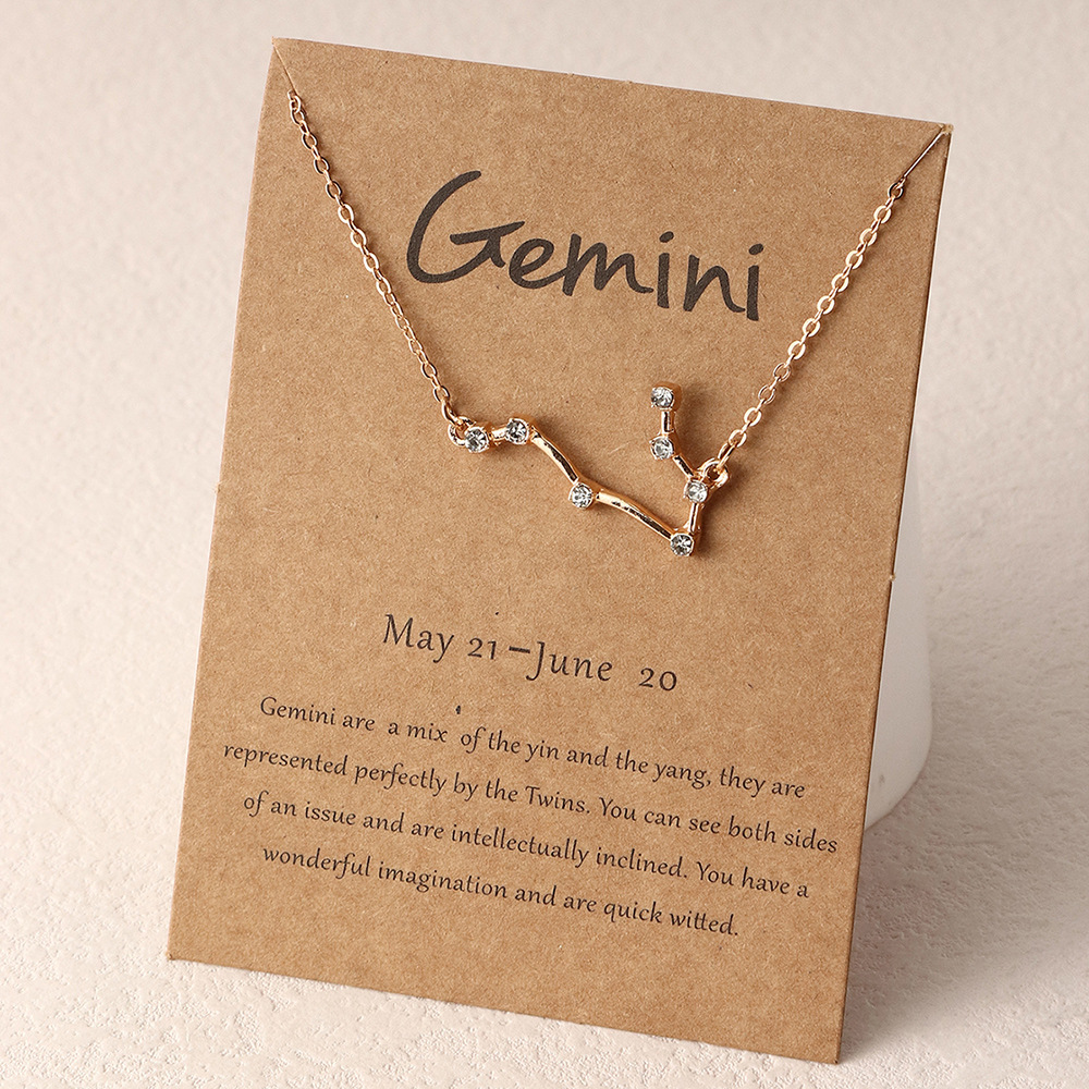 Gemini constellation deals necklace