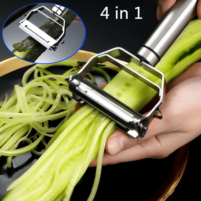 Garlic cutter & press DUO, 2-in-1 garlic tool