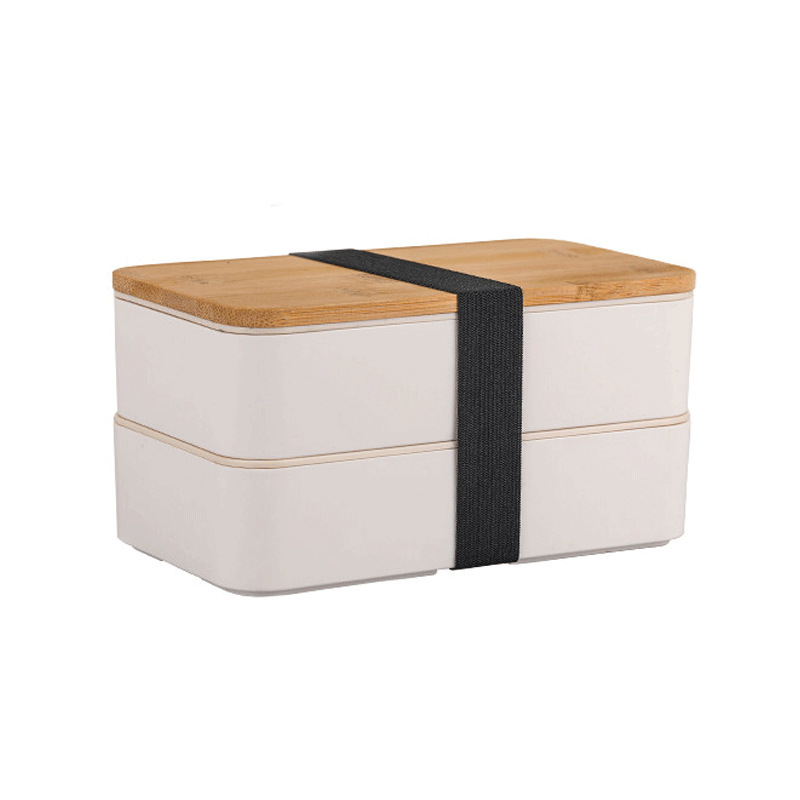 1pc Lunch Box In Stile Giapponese Coperchio In Bambù Bento - Temu Italy
