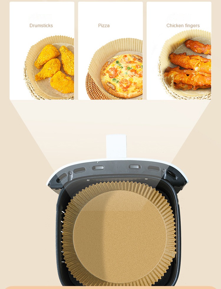 25-50Pcs Air Fryer Disposable Paper Non-Stick Airfryer Baking