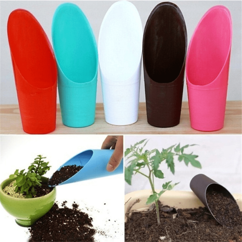 

1pc Durable Plastic Garden Shovel - Perfect For Planting And Cultivating Soil!