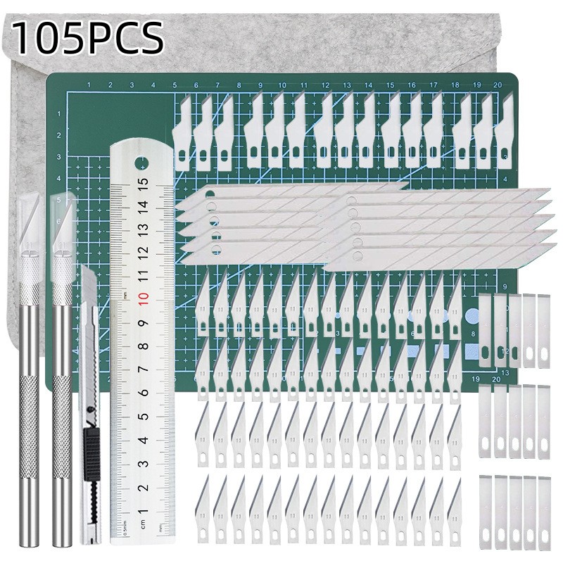 Carving Metal Scalpel Knife Tools Kit Non slip Blades Mobile - Temu