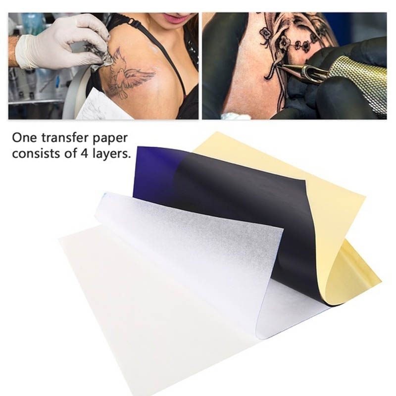 Top Spirit Master A4 Thermal Stencil Fake Tattoo Transfer Paper 50