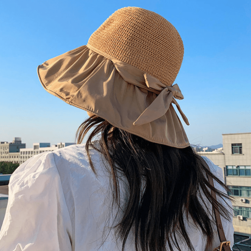 Stay Protected In Style: Solid Sunscreen Bucket Hat Women - Temu