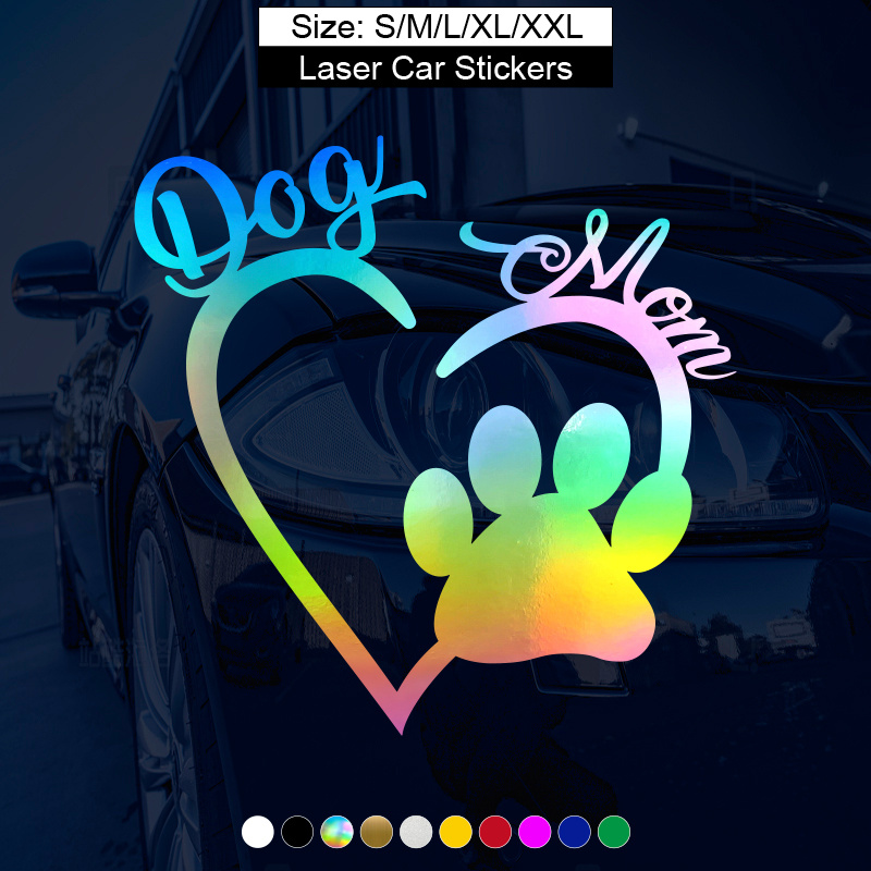 Show Love Dogs Cute Reflective Auto Decals! - Temu