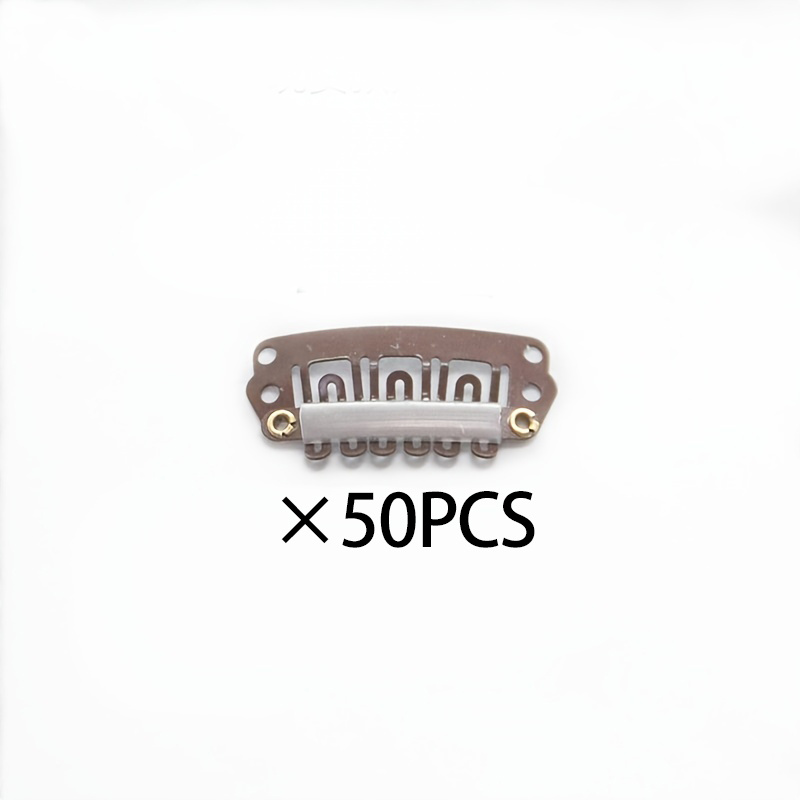 50pcs Invisible Wig Snap Clips for Hair Extension Fix Hair Clip