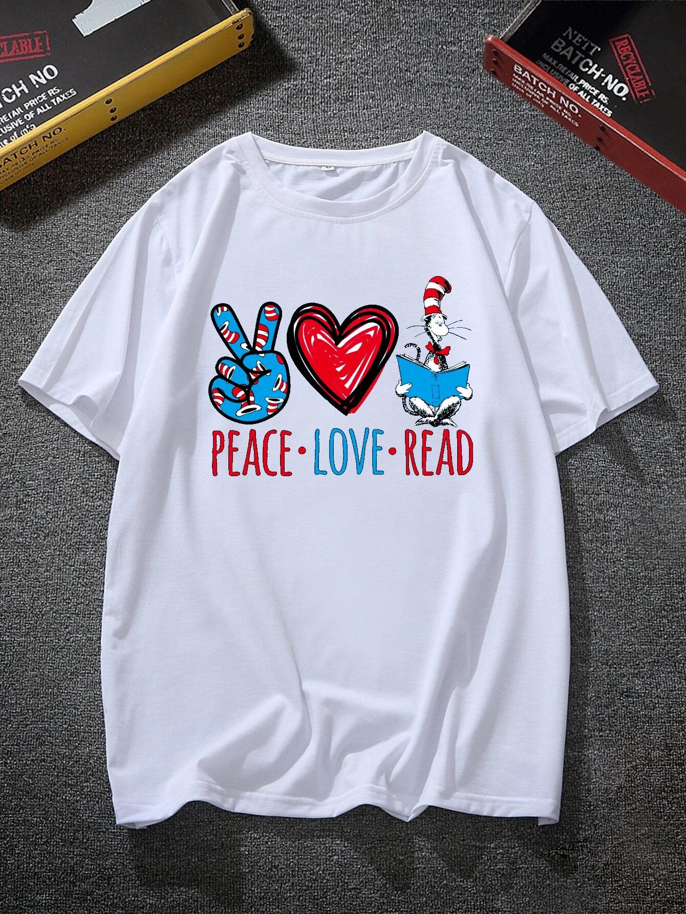 Peace And Love Oversized T-Shirt