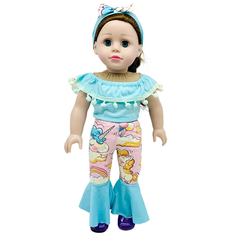 Baby Born Doll Outfit, American Doll, Cotton Doll Outfit, 42-43 Cm Doll  Set, 17 Inch Doll Set, Baby Born Doll Clothes, T-shirt and Leggins 