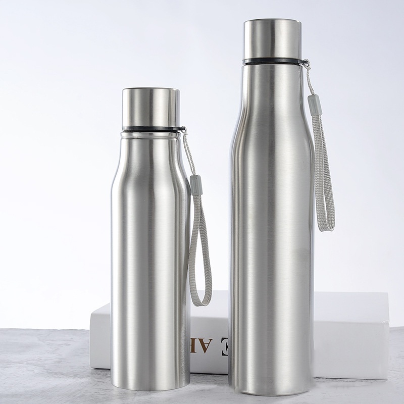 Stay Hydrated with Style White Stainless Steel Water Bottle with