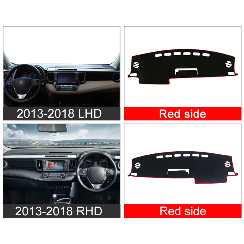 Kaufe Auto Dashboard Abdeckung DashMat Teppich Für Toyota RAV4 RAV 4 XA40  2013 - 2018 Sonnenschutz 2017 2016 2015