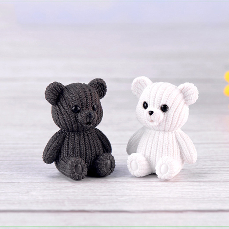 Miniature teddy 2024 bear figurines