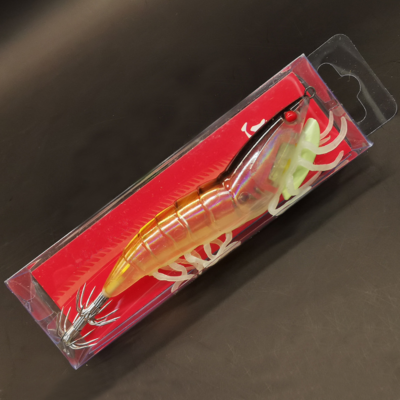 Wp-55 Shrimp Shape Jig Lure with Skirt Rubber Jig Lure Metal Jig Lure -  China Jig Lure and Shrimp price