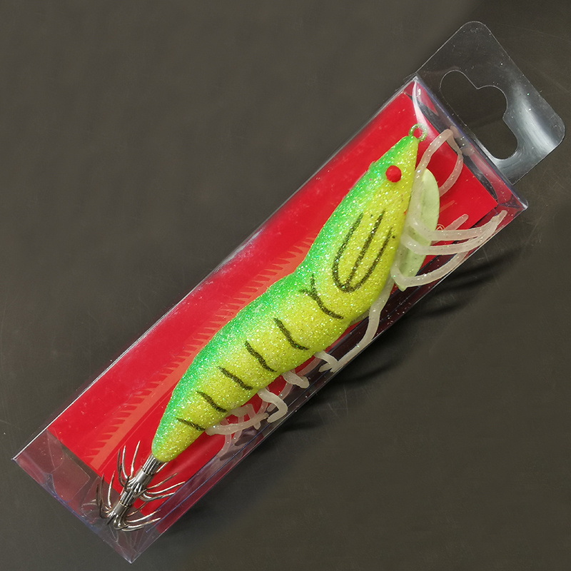 New Wave Soft Plastic Prawn Fishing Lures 3 X 3 Pack Glow In The Dark - Wholesale  Fishing Supplies