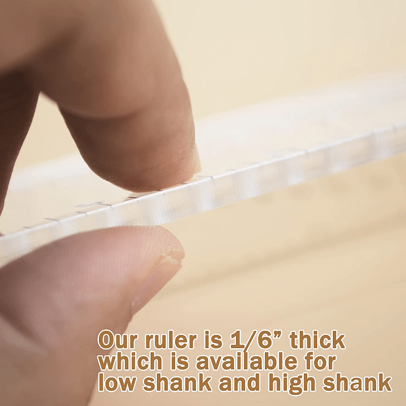 2 Inch Perforated Seam Seam Guide Ruler DIY Allowance Ruler Sew