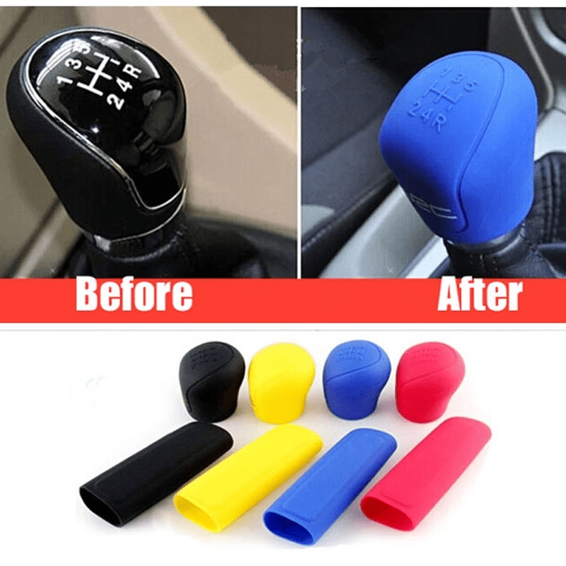 silicone car gear shift knob cover