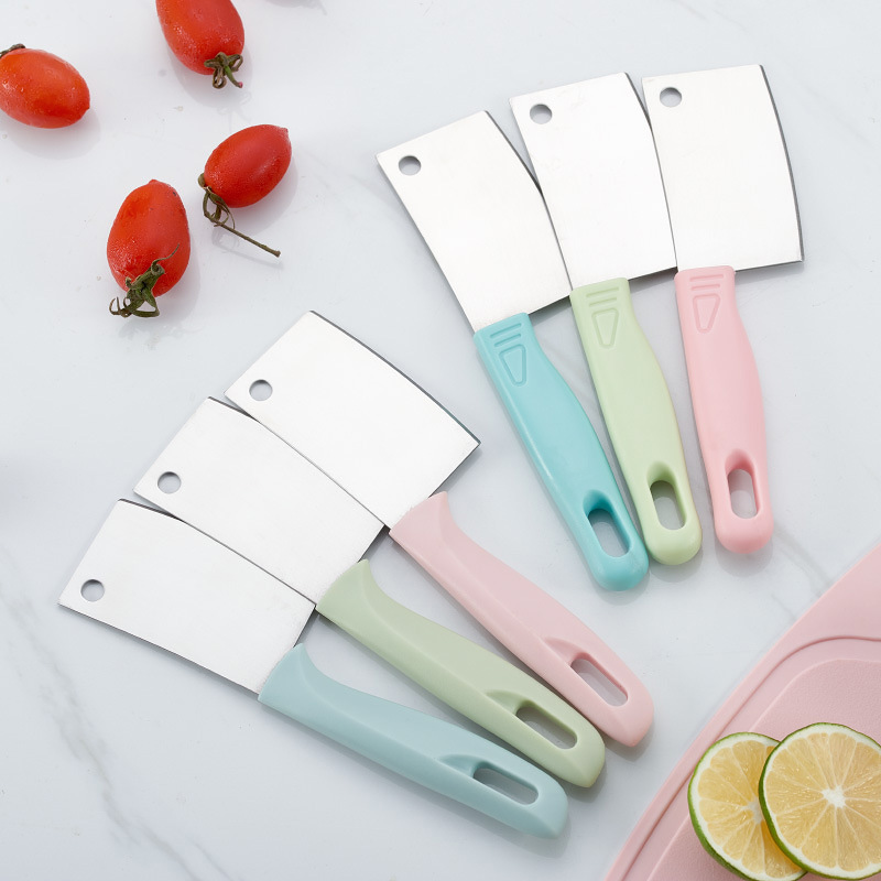 Cartoon Pink Fruit Knife Set: Stainless Steel Mini Peeling Cutlery