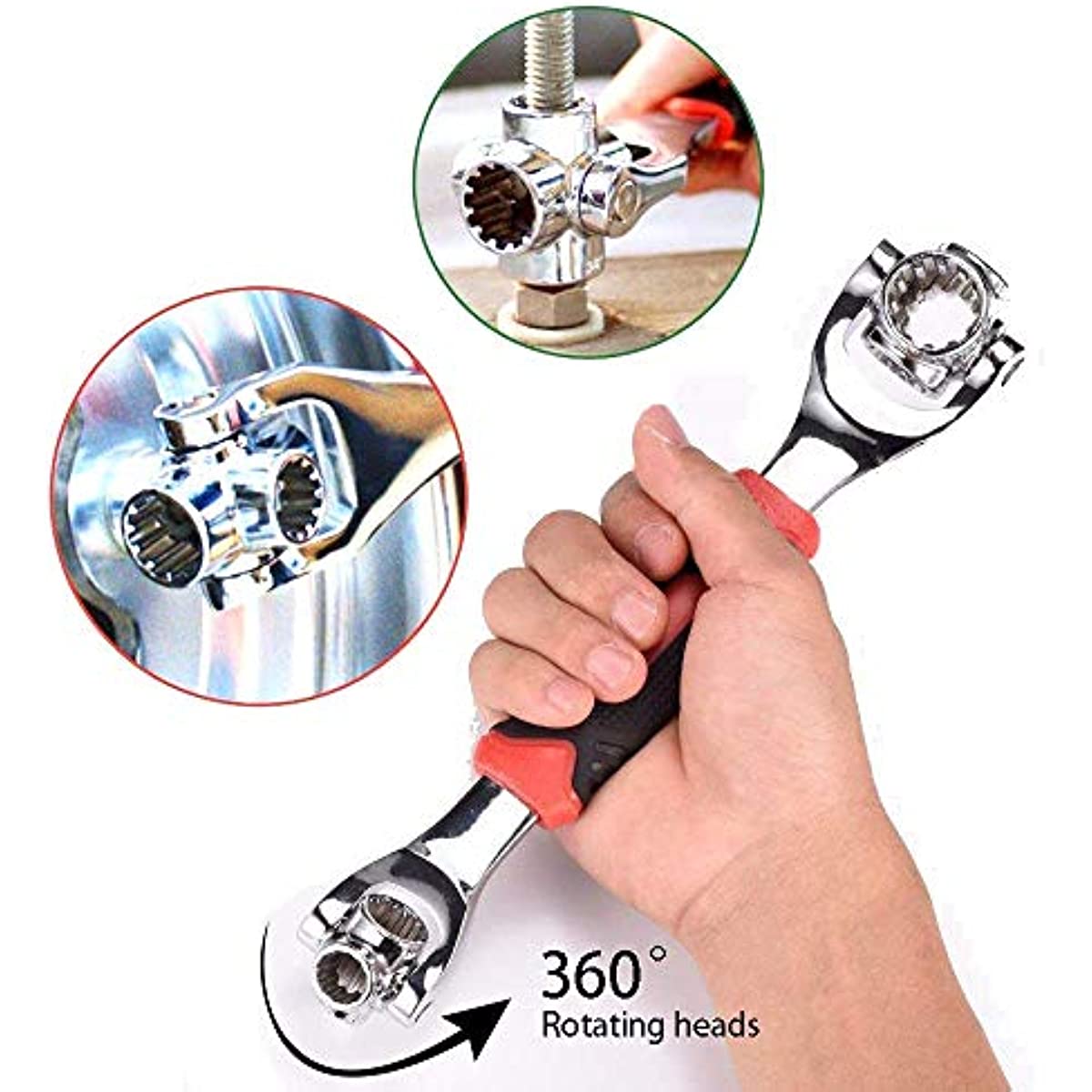 CLE UNIVERSELLE 360° - 48 OUTILS - DOUILLE
