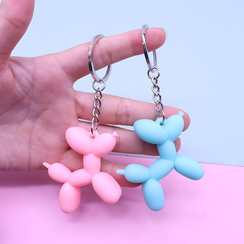 Balloon Dog Keychain, Cute Animal Balloon Puppy Keychain, Car Keys Keyring  Backpack Wallet Charm Pendant For Men - Temu