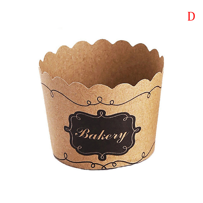 50Pcs Cake Paper Wrapping Cup Cupcake Liner Holder Baking Bread Tray Case  DIY