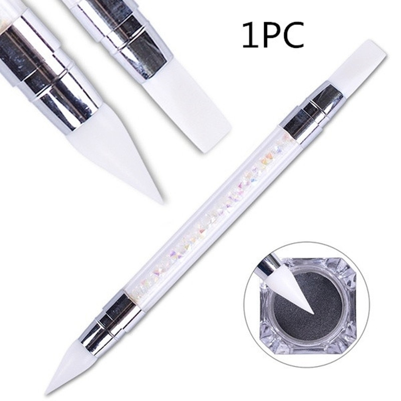 Dual-ended Silicone Sculpture Pen for Nail Art, Easy and Precise