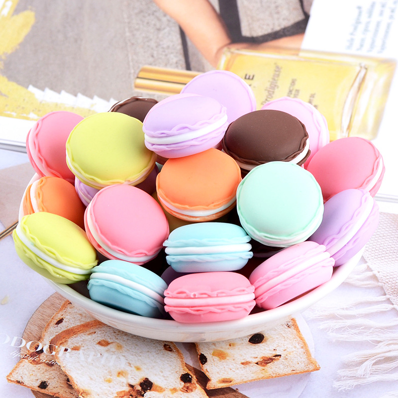 10pcs Cartoon Doll's House Macaron Simulation Marshmallow Resin Charms for  Jewelry Making Findings Diy Earrings Pendant