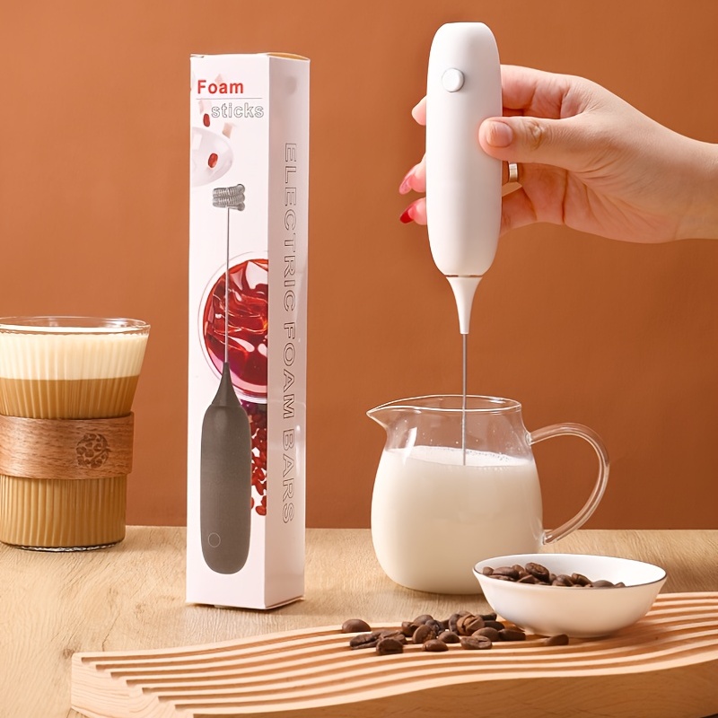 Upgraded Titanium Milk Frother - Handheld Electric Whisk For Perfectly  Frothed Coffee, Matcha, Latte, And More - Temu